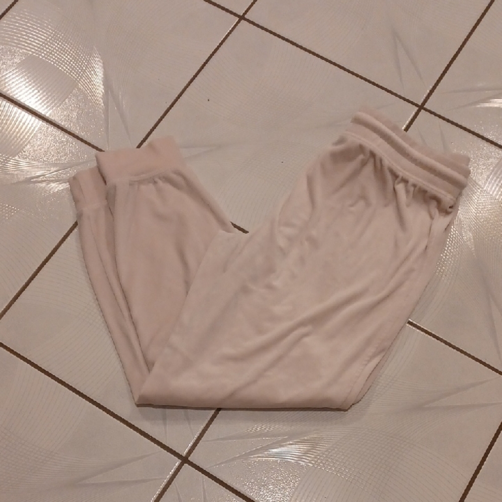 Free Add-on Light Pink Fleece/Velour Lounge Pants - Size Large